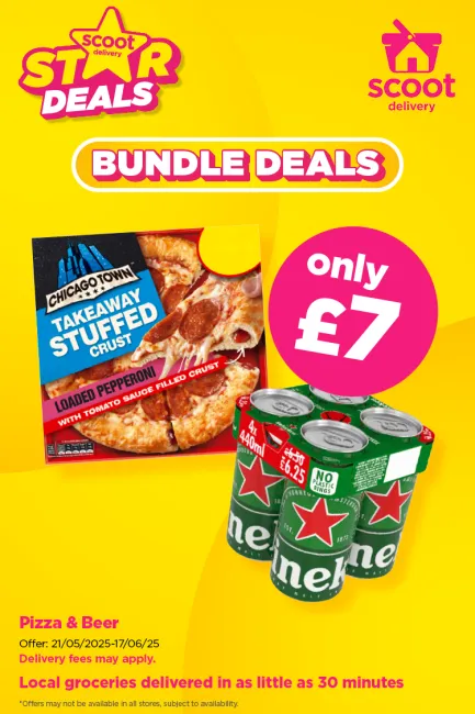 Pizza & beer, only £7