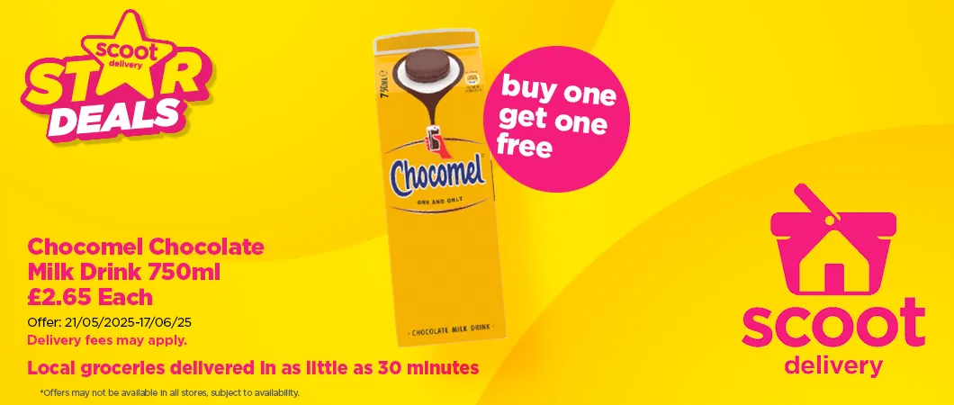 Chocomel 750ml deal, buy one get one free