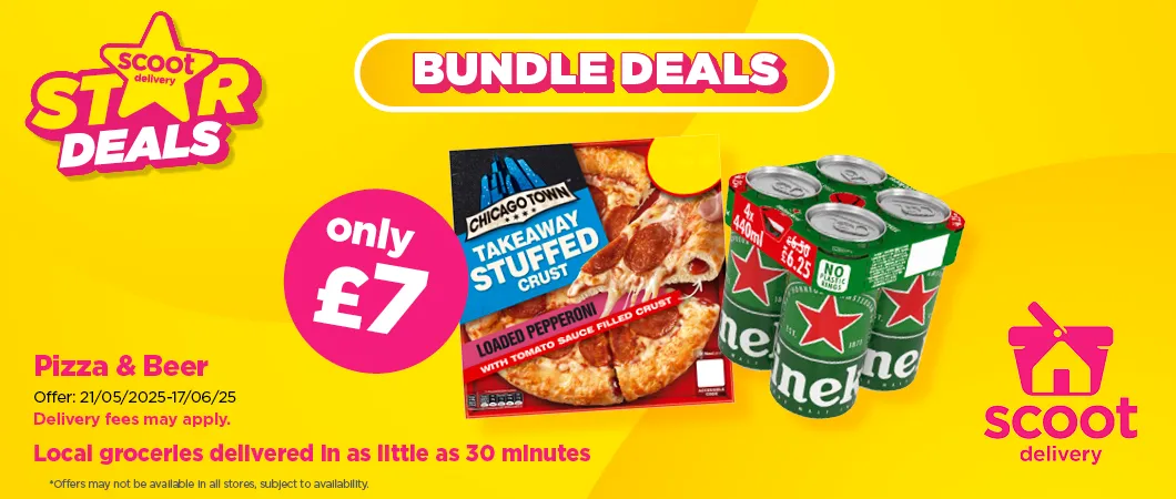 Pizza & beer, only £7