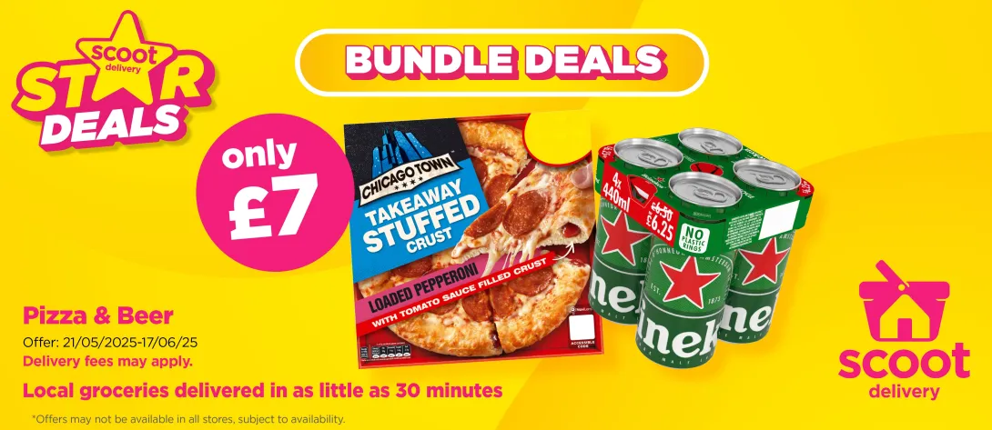 Pizza & beer, only £7